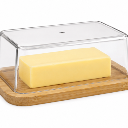 Beurrier Plateau en Bambou "Bambou" 20 CM Naturel