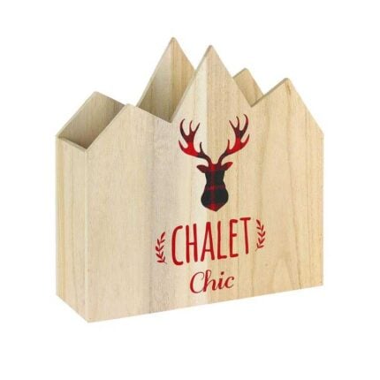 Range-Magazines Bois "Chalet Chic" 30cm
