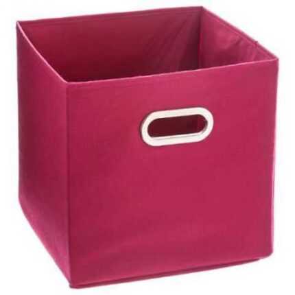 Boîte De Rangement"Premium" 31X31Cm Framboise