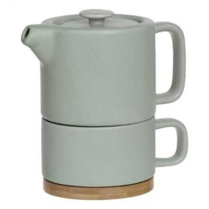 Théière Avec Tasse "Nature"  Menthe