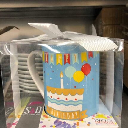 Mug Anniversaire Avec Emballage Cadeau 24 cl