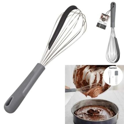 Fouet "2en1" Spatule Integrée