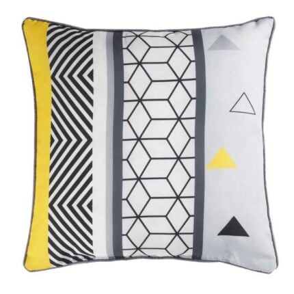 Coussin Déco "Yellow Mix" 40X40 cm