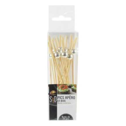Lot De 24 Piques Apero 12 cm