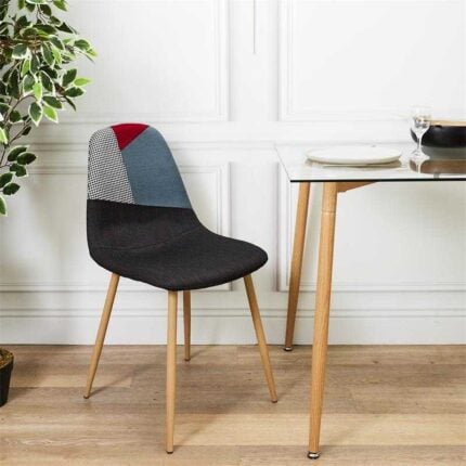Chaises Patchwork "First" 83 cm Multicolore