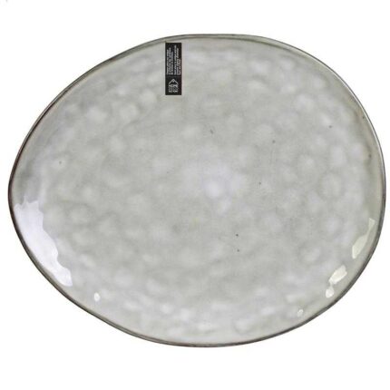 Assiette Plate "Au Grès" 27cm Gris