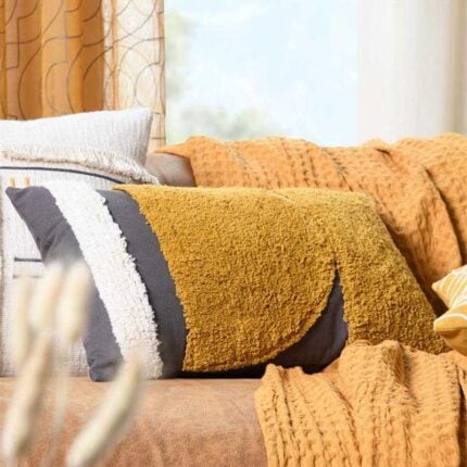 Coussin Déco "Nelly" 30X50 cm Taupe