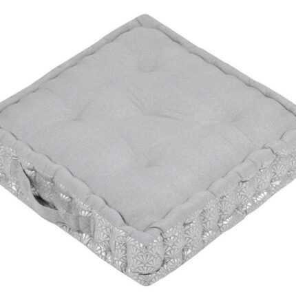 Coussin De Sol "Ulrik" 45 cm Argent