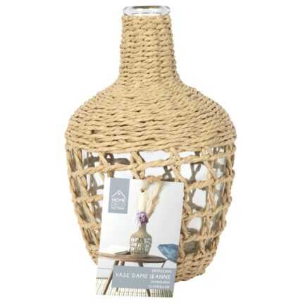 Vase Design "Jeanne" 25cm Naturel