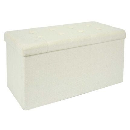 Banc & Coffre De Rangement « Eleonor » 80 cm Beige