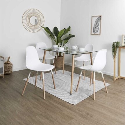 Chaise Scandinaves "Phénix" 81cm Blanc