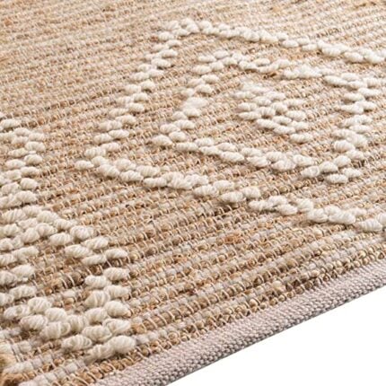 Tapis Déco En Jute "Floty" 120X170 cm Naturel