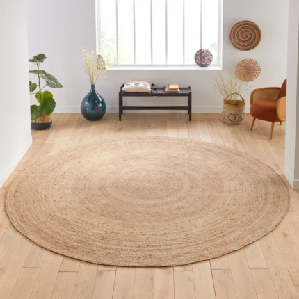 Tapis En Jute "Simba" 160cm Naturel