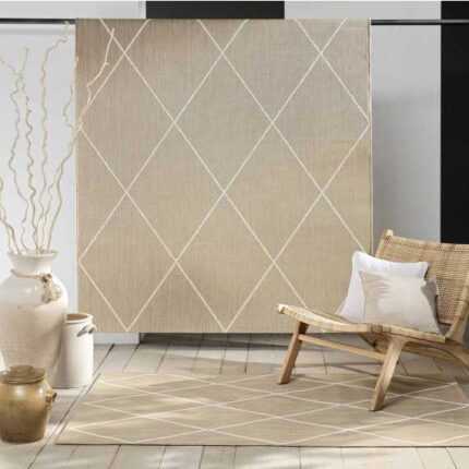 Tapis Déco "Admira" 160 X 230 cm Naturel