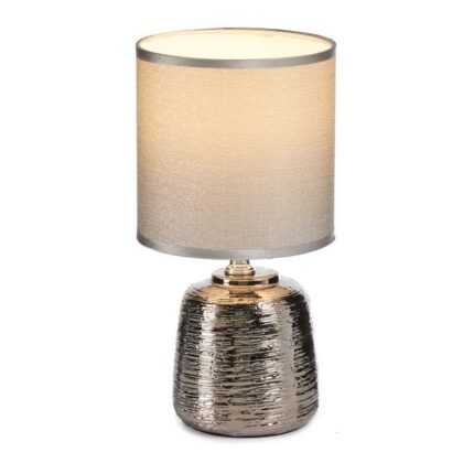 Set De 2 Lampes "Cylind" 27cm Argent