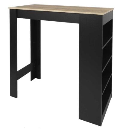 Table De Bar 4 Niveaux "Cheers" 115cm Noir