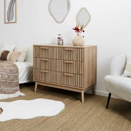 Commode Design "Klaus" 90cm Beige