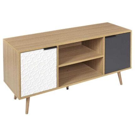 Meuble TV Design"Sven" 120cm Naturel