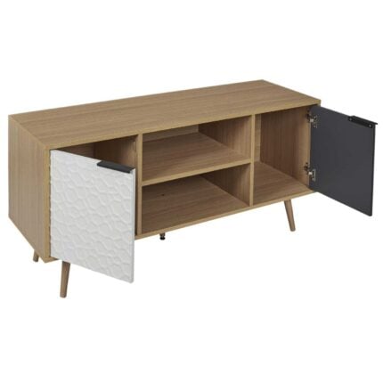 Meuble TV Design"Sven" 120cm Naturel