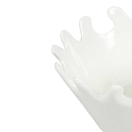 Coupelle Déco "Algue" 12cm Blanche