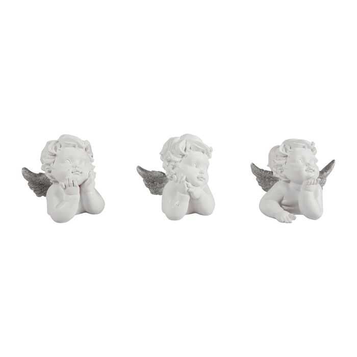 Statuette Déco "Chérubins" 10cm Blanc – Image 2