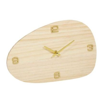Horloge Pin "Dalida" 30cm Beige Et Dorée