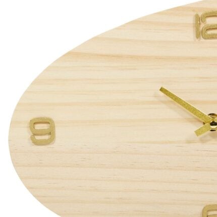 Horloge Pin "Dalida" 30cm Beige Et Dorée