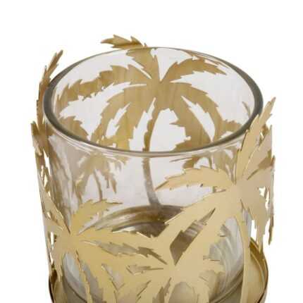 Photophore Déco"Aloha" 10 cm Naturel