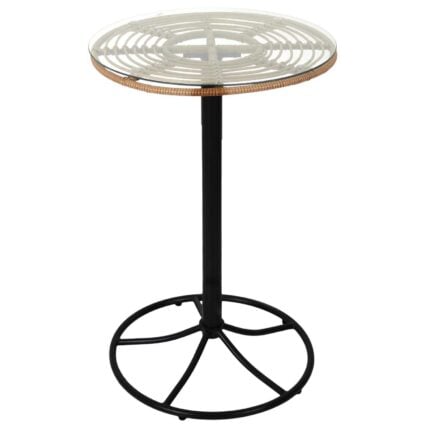 Table Haute "Surabaya" 100 cm Noir