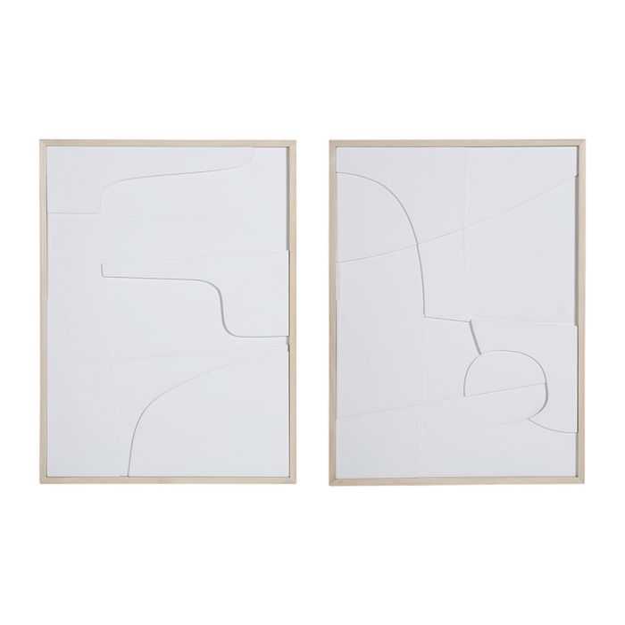 Décoration Murale "Durban" 45X60cm Blanc – Image 2