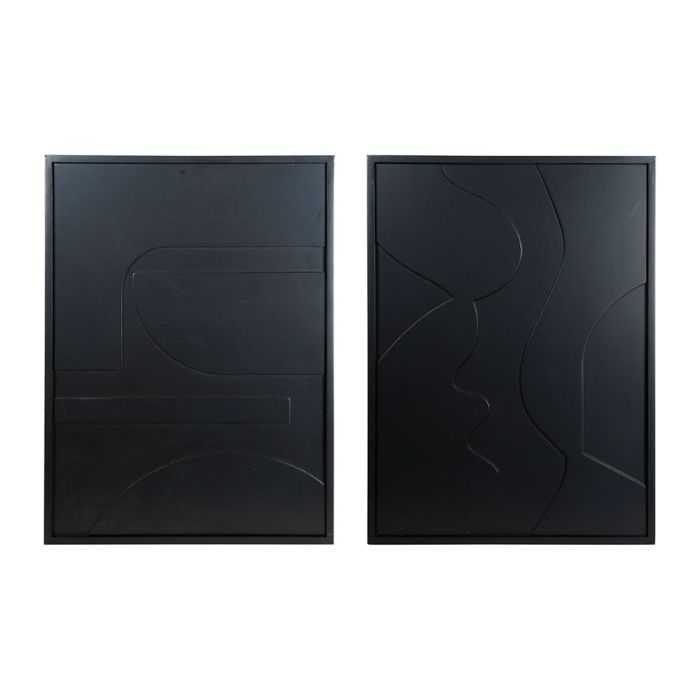 Décoration Murale " Durban" 45X60 cm Noire – Image 4