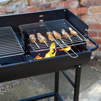 Barbecue À Charbon "Tennessée" 105cm Noir