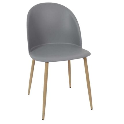 Chaises Scandinave "Bergen" 81cm Gris