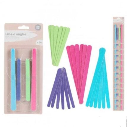 Set De 24 Limes À Ongles 10cm