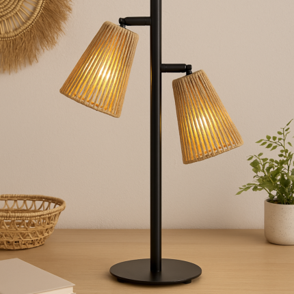 Lampe À Poser "Omsy" 40cm Beige