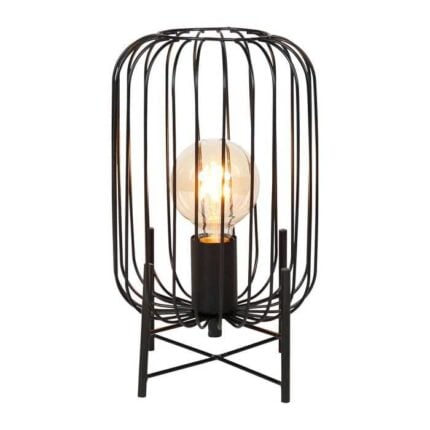 Lampe À Poser Métal "Fils" 20cm Noir
