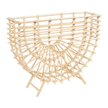 Porte-Revues En Rotin 40cm Naturel