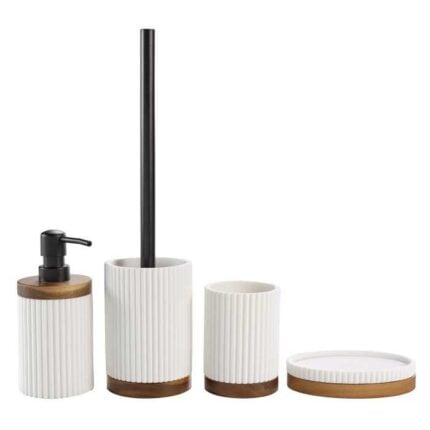 Distributeur Savon "Niagara" 20cm Blanc