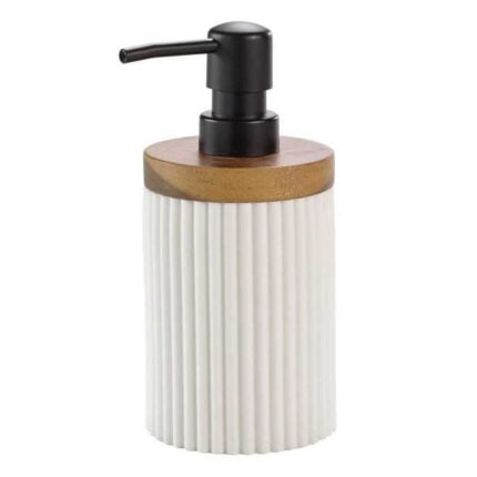 Distributeur Savon "Niagara" 20cm Blanc