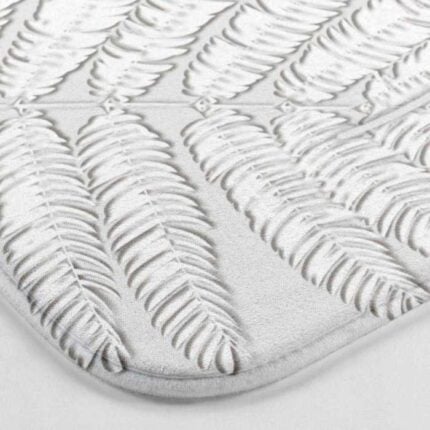 Tapis De Bain "Amber" 45 x 75 cm Gris