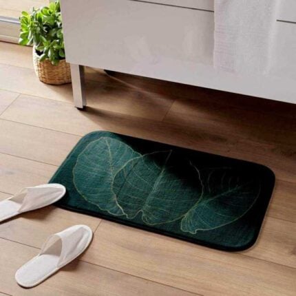 Tapis De Bain "Jade"45 x 75cm Vert