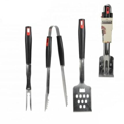 Set De 3 Ustenciles Pour Barbecue En Inox