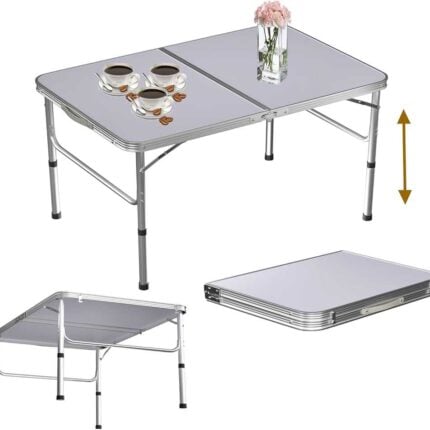 Table Pliable "Sunday" Gris 120cm