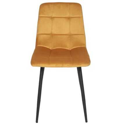 Chaise "Mateo" 88cm Moutarde