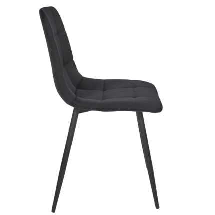 Chaise "Mateo" 88cm Noir