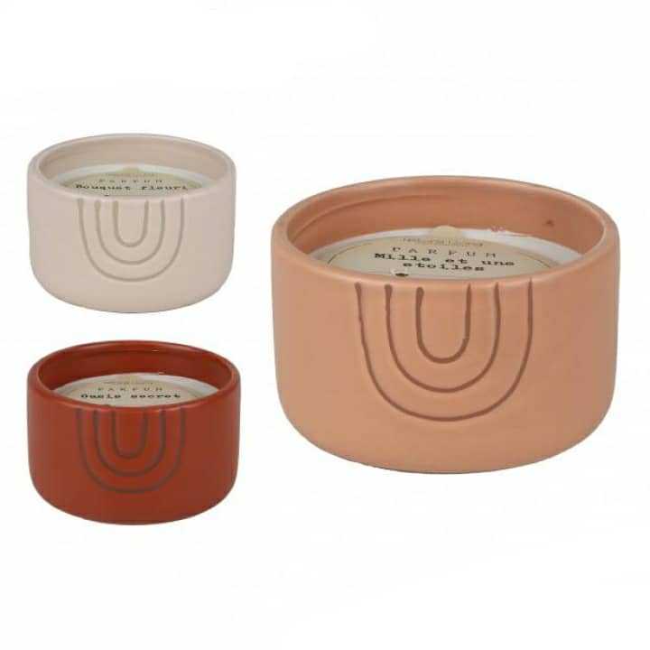 Bougie Design "Olme" 12cm