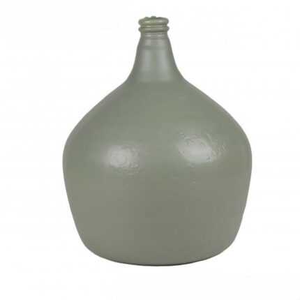 Vase En Verre « Dame Jeanne » 16L Olive