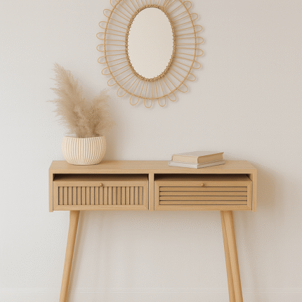Console Design « Tokyo » 100cm Beige
