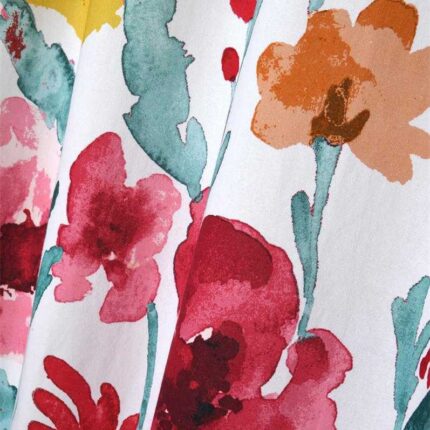 Rideau En Coton "Lucya" Multicolore 140X260 cm