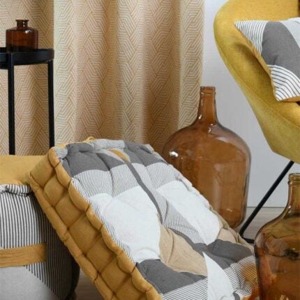 Coussin De Sol "Sirius" 45X45cm Taupe
